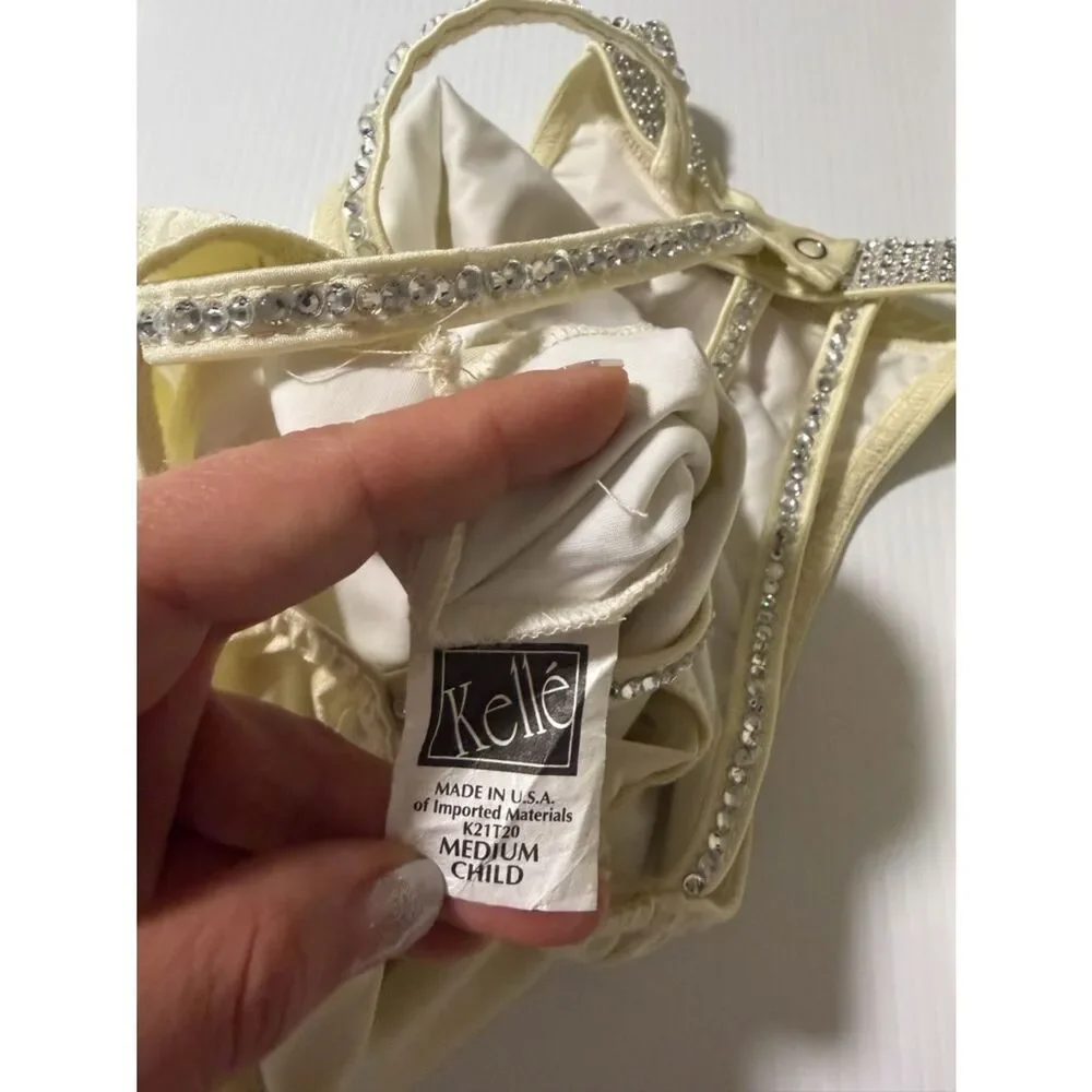Kelle Ivory Contemporary Solo Costume 2 Piece Mesh maxi Halter lyrical dance MC